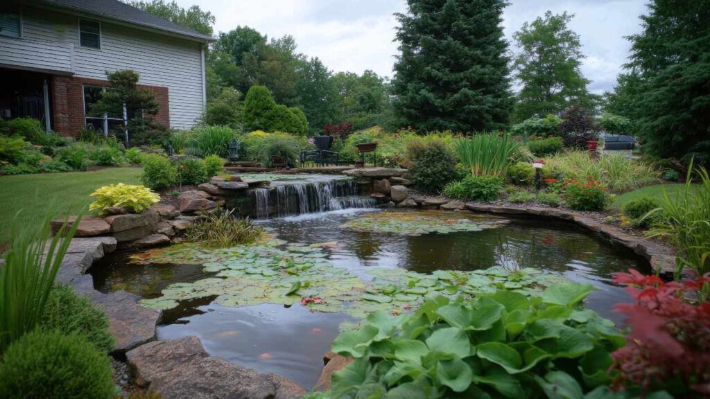 backyard pond installation and repair