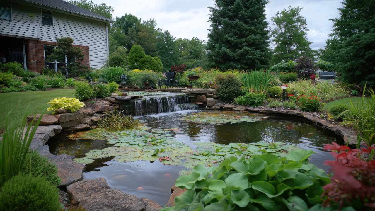 backyard pond installation and repair